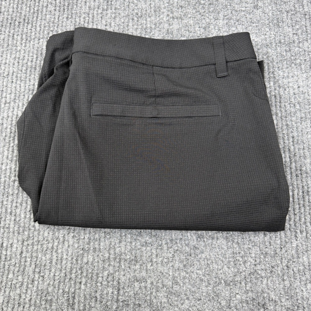 Lululemon Mens Twill Shorts 38 Black Golf Athletic Chino Casual Comfort